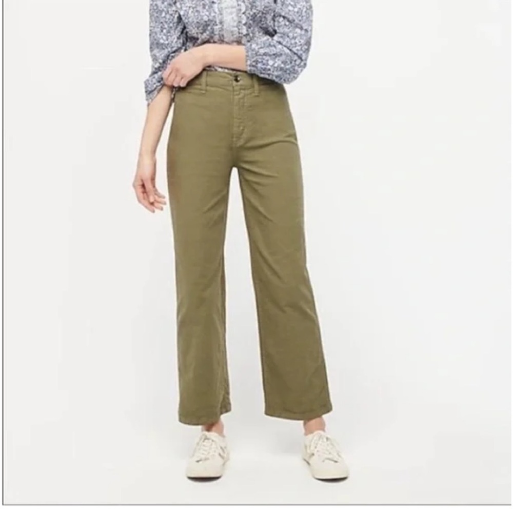 J. Crew slim wide leg pant. NWT